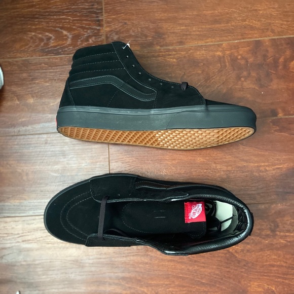 Vans Sk8 Hi Black Suede SZ 12 NWT - Picture 2 of 6